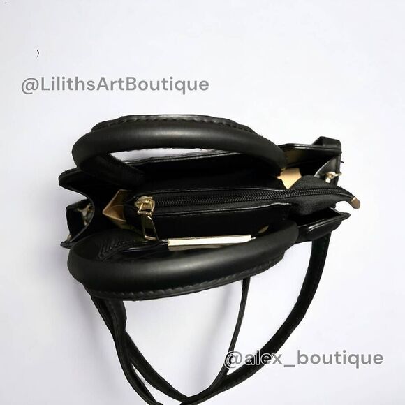 Quilted Square Crossbody Bag(Q007)-Bags for Women - Picture 9 of 11